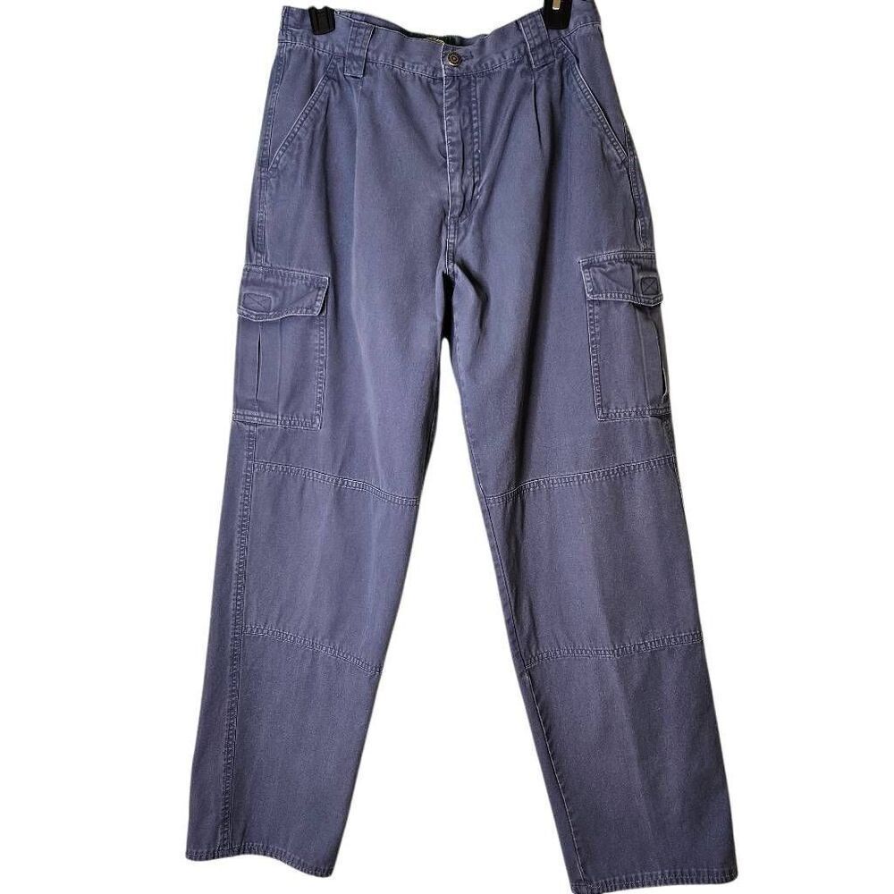 Cabela's cargo pants, blue high waisted.  Size 10R. #818
